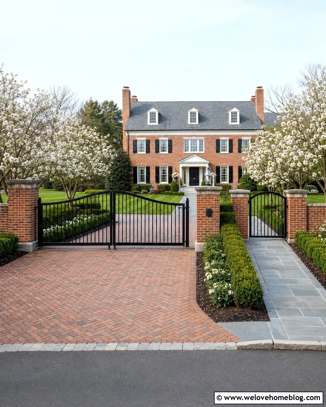 20 Driveway & Walkway Aluminum Gates Ideas for Curb Appeal