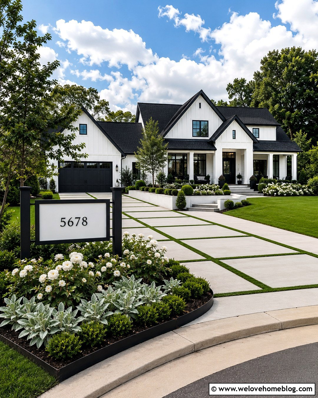 Black And White Farmhouse Address Sign - 20 Driveway Address Sign Farmhouse Ideas