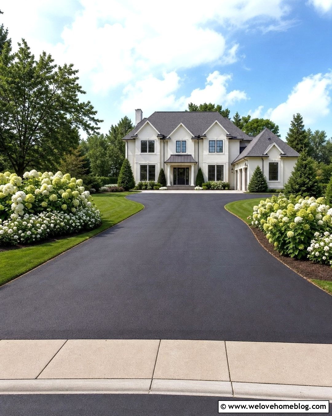 Black Asphalt Driveway Flooring - 35 Driveway Flooring Ideas