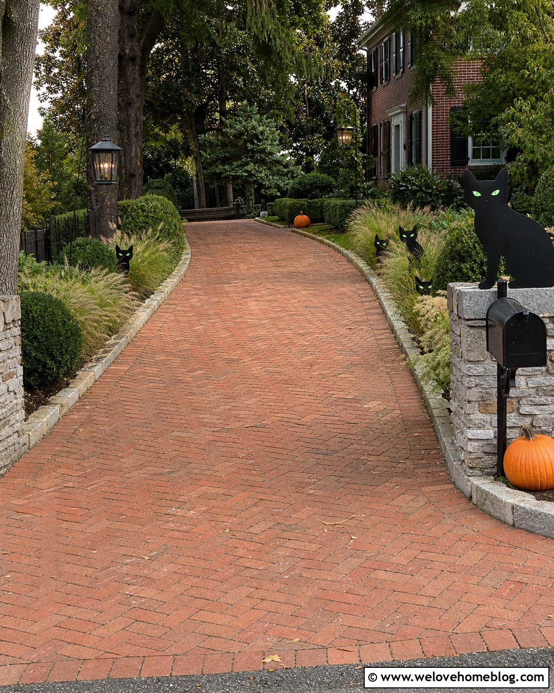 Black Cat Driveway Halloween Decorations - 25 Driveway Halloween Decorations Ideas