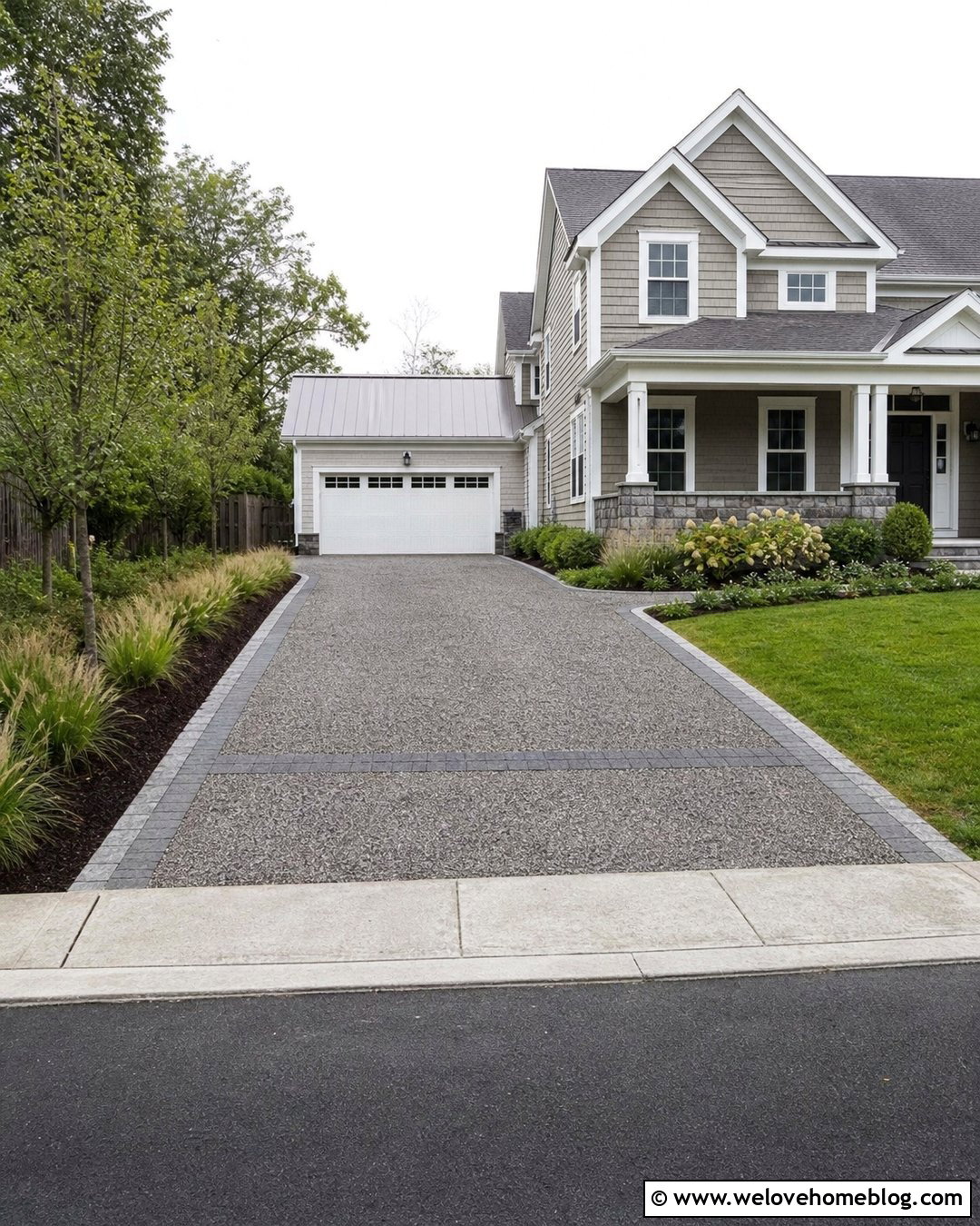 Block Paving Drainage Channel And Gravel Driveway - 20 Block Paving And Gravel Driveway Ideas