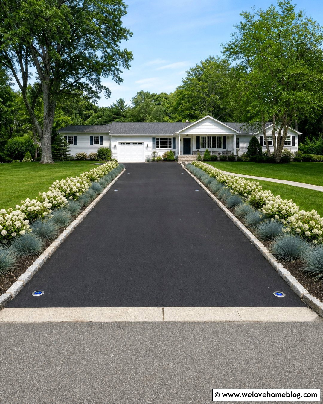 Blue Reflective Driveway Markers - 25 Driveway Marker Ideas