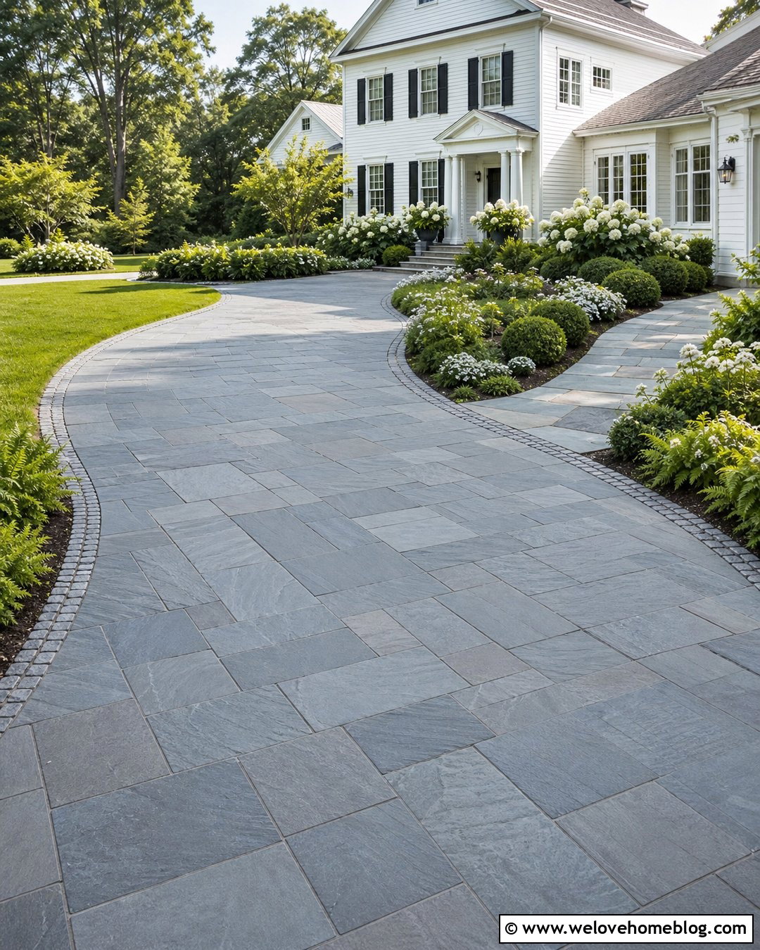 Bluestone Paver Driveway - 40 driveway pavers ideas