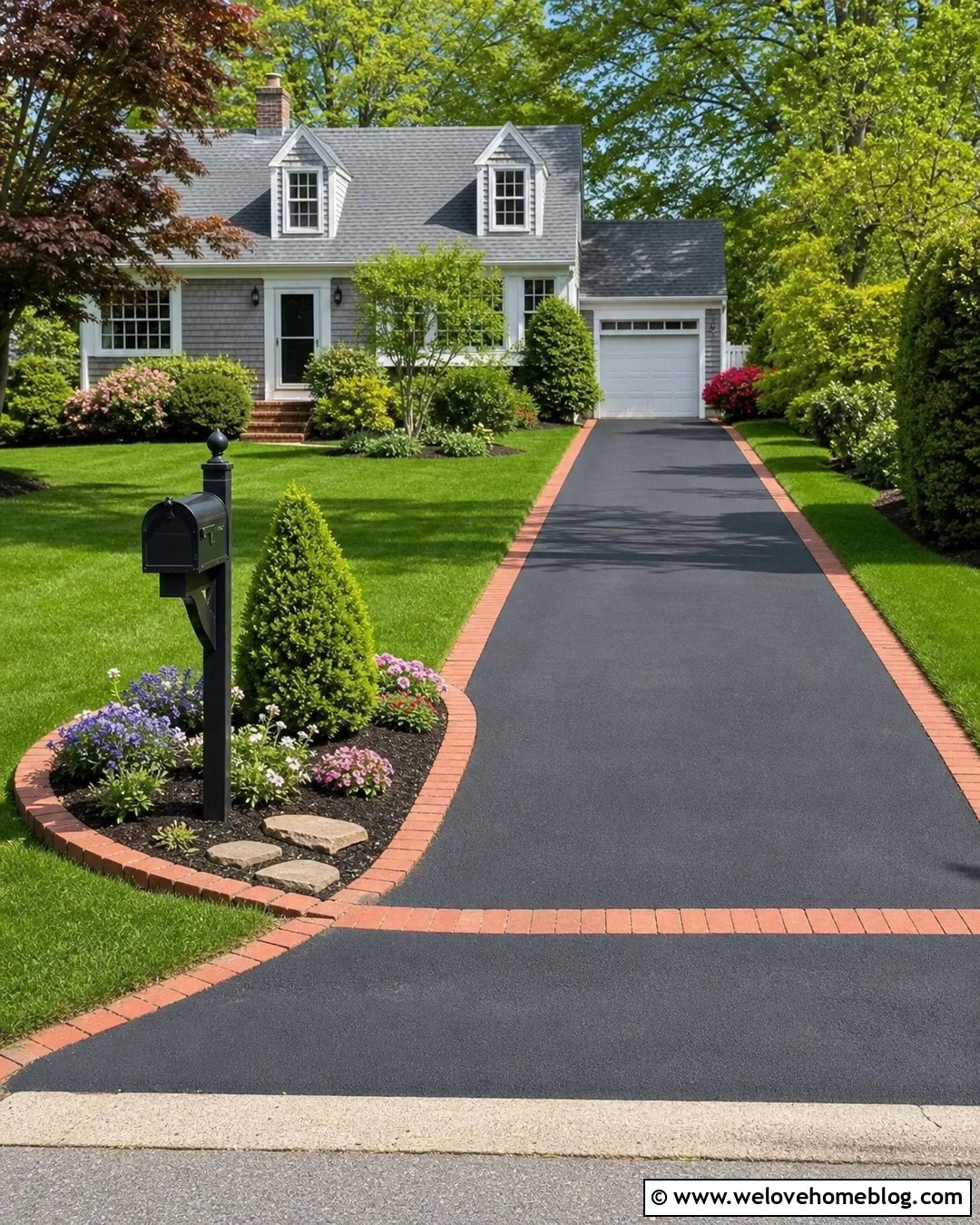 Bottom of Driveway Mailbox Garden - 20 bottom of driveway landscaping ideas