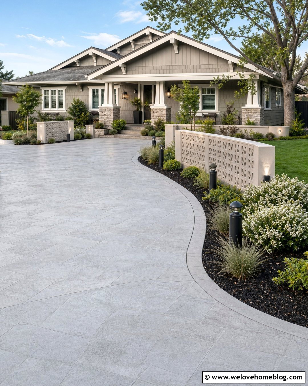 20 Breeze Block Driveway Ideas for Bold, Modern Curb Appeal