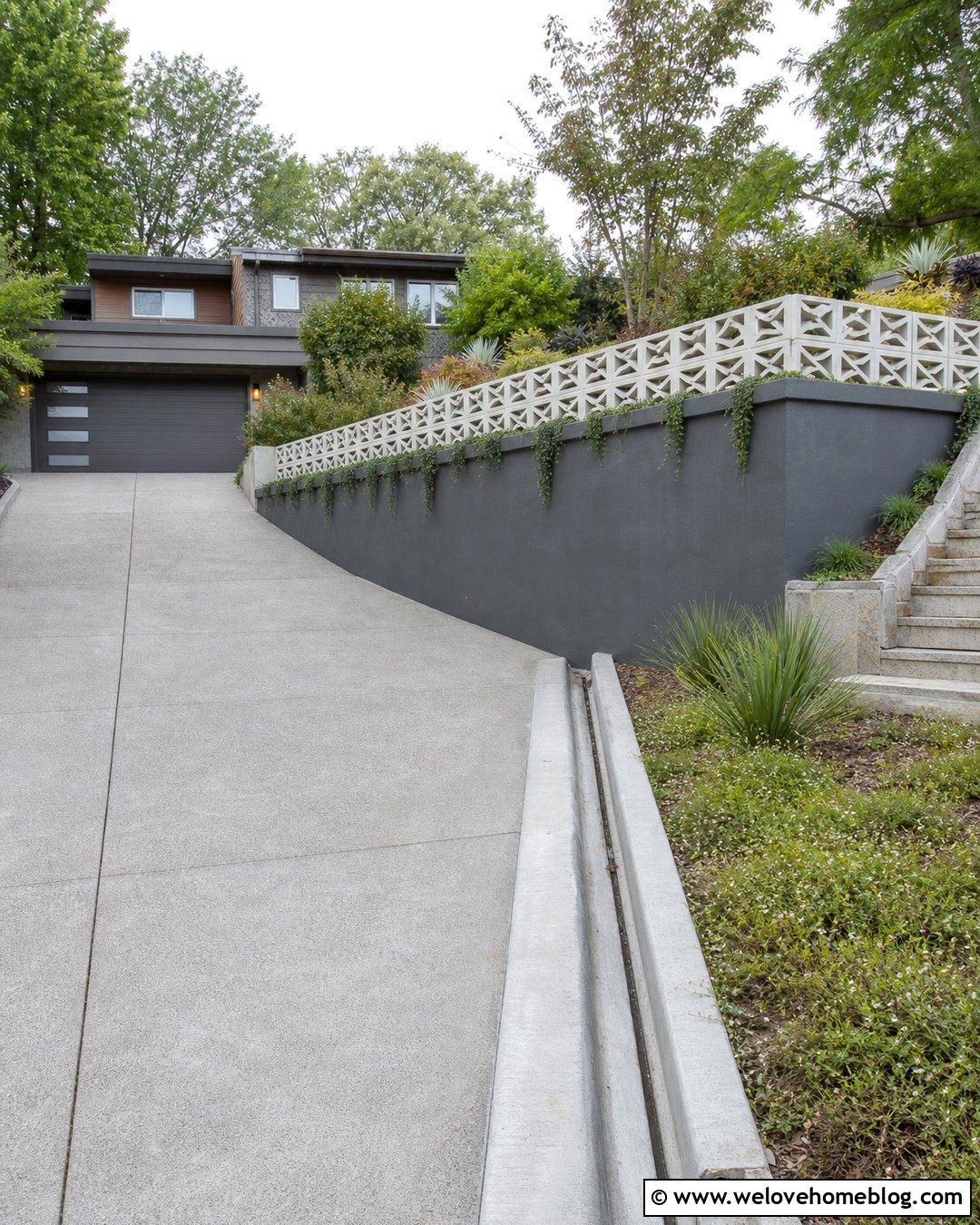 Breeze Block Driveway Retaining Wall - 20 Breeze Block Driveway Ideas