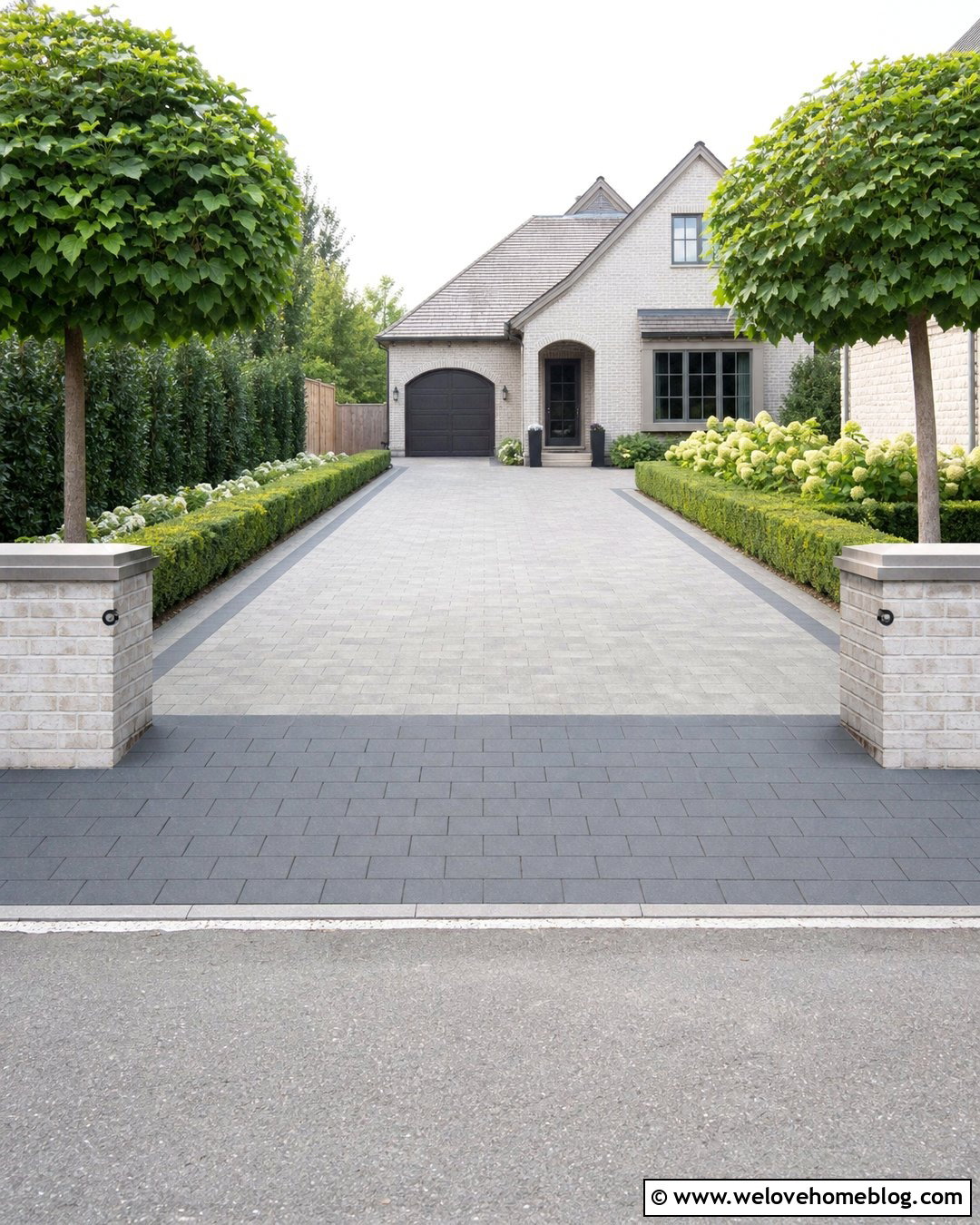 Brett Sigma Driveway With Contrasting Apron - 20 Brett Landscaping Driveways Ideas