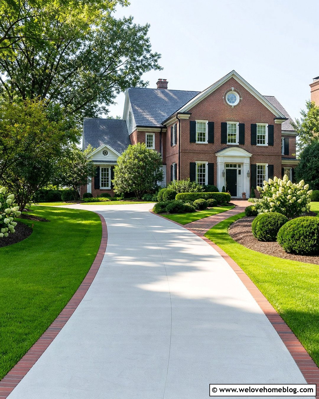Brick Driveway Border - 40 driveway edges and borders ideas