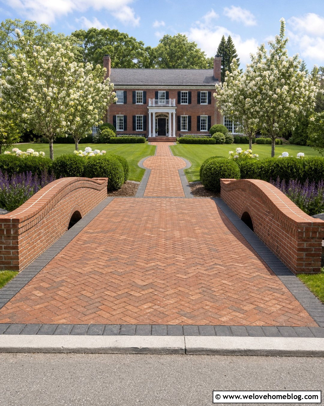 Brick Driveway Bridge With Arched Headwalls - 20 Driveway Bridge Over Ditch Ideas