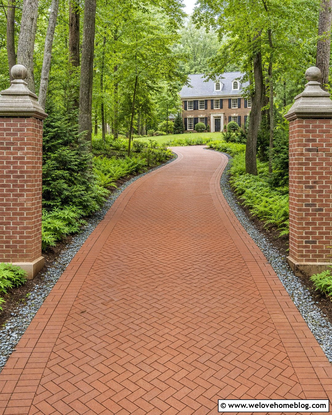 Brick Driveway Through Woods - 20 Driveway Through Woods Ideas