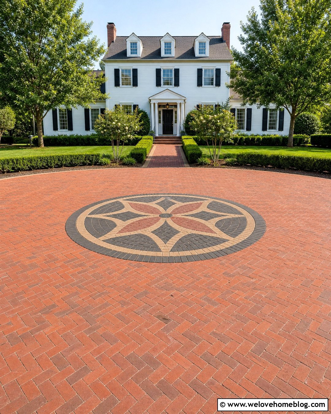 35 Brick Driveway Ideas for a Warm, Timeless First Impression