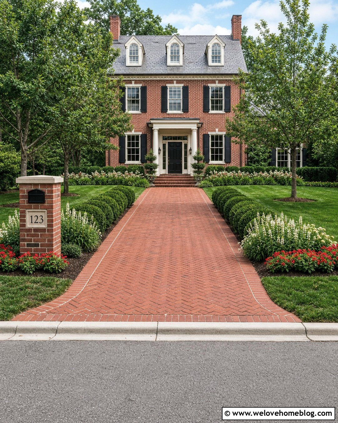 Brick Mailbox Driveway Number Sign - 25 Driveway Number Sign Ideas