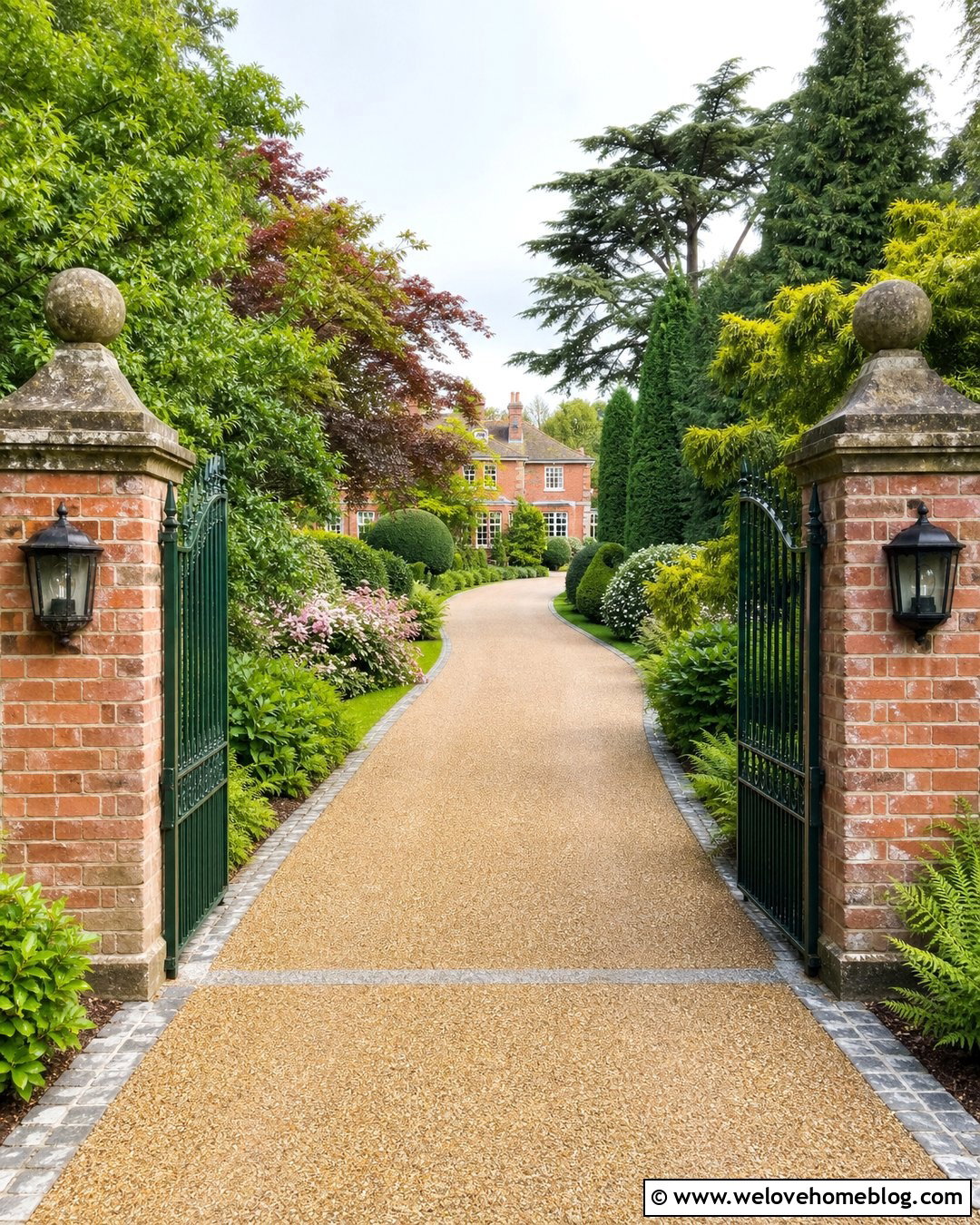 Brick Mansion With Private Garden Gate - 20 Luxury Brick Mansion With Gated Driveway Ideas