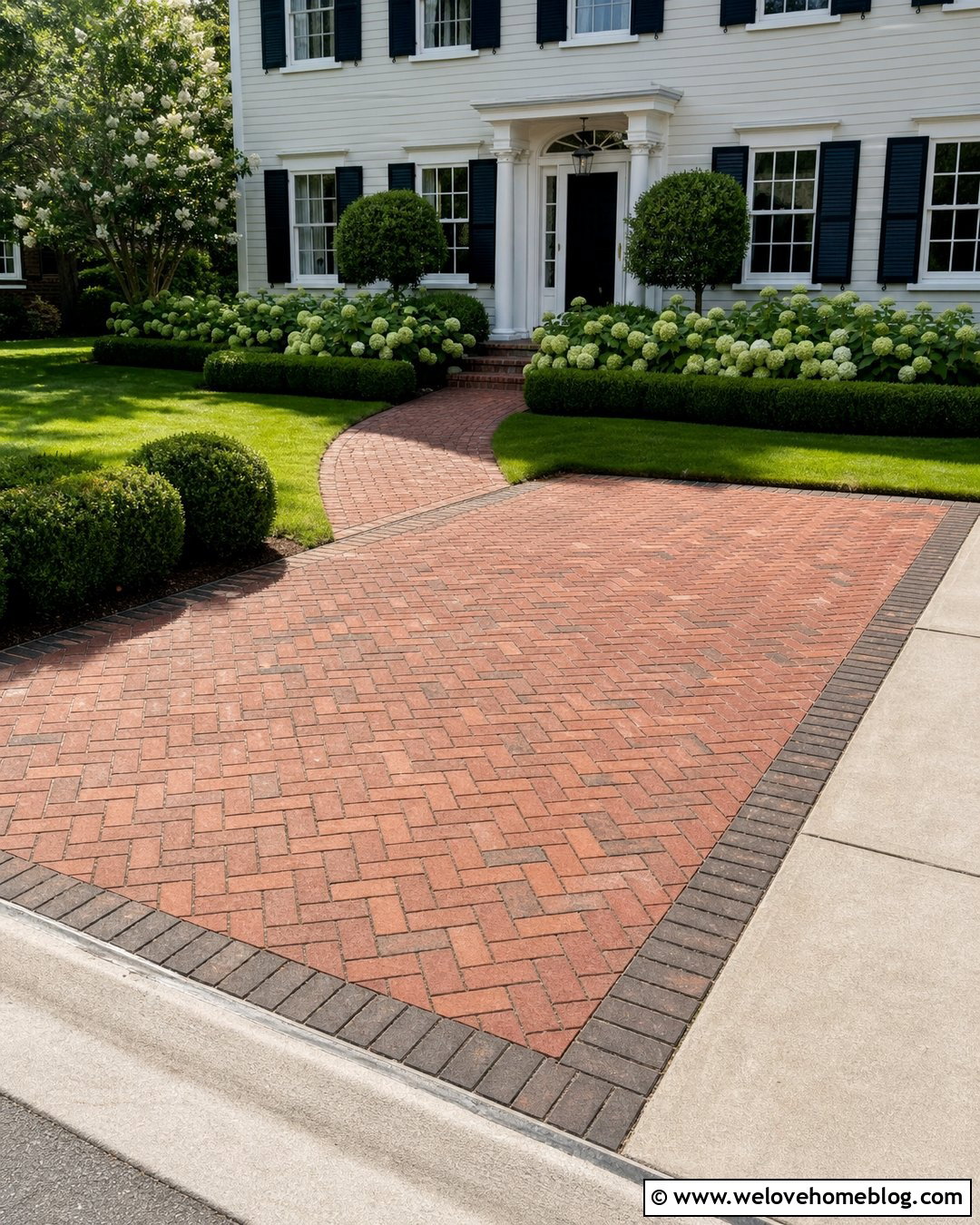 Brick Paver Driveway Parking Pad - 25 Driveway Parking Pad Ideas