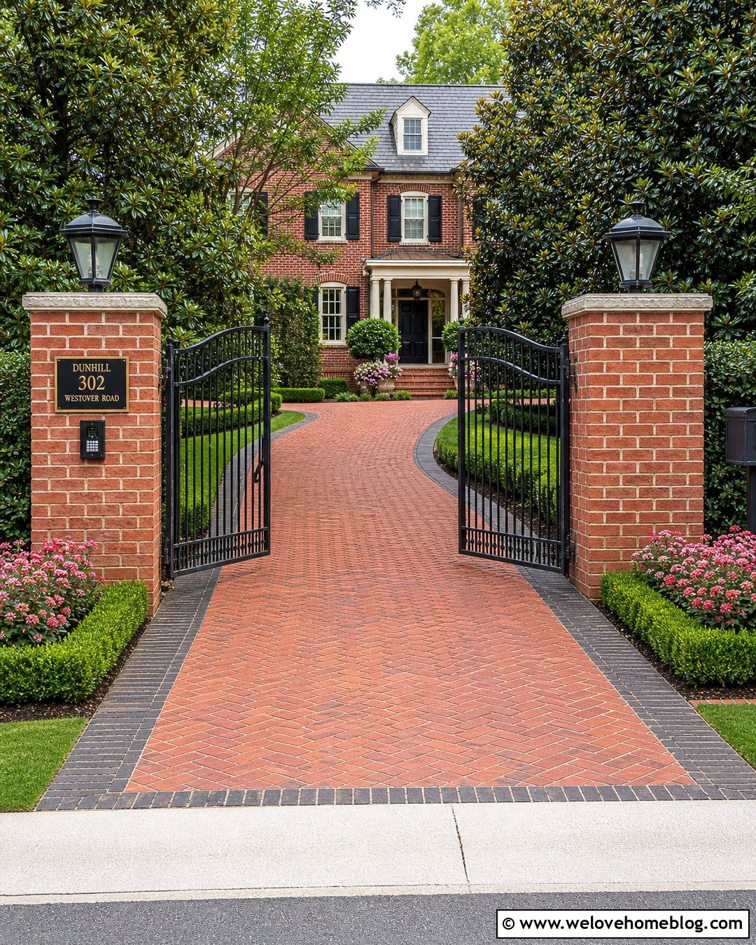 Brick Pillar Driveway Gate Kit - 20 Driveway Gate Kit Ideas