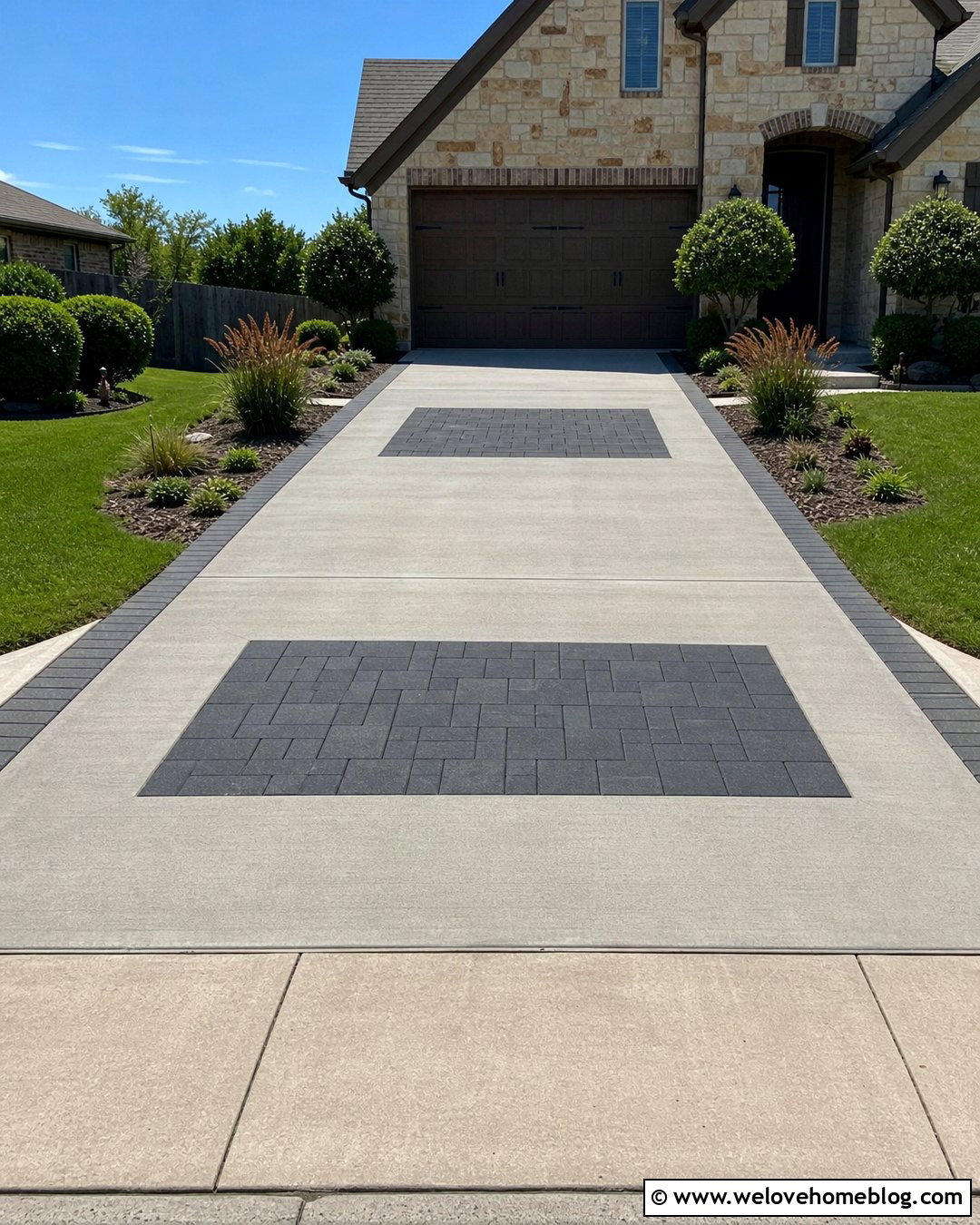 Broken Concrete Driveway With Paver Inserts - 20 Broken Concrete Driveway Ideas
