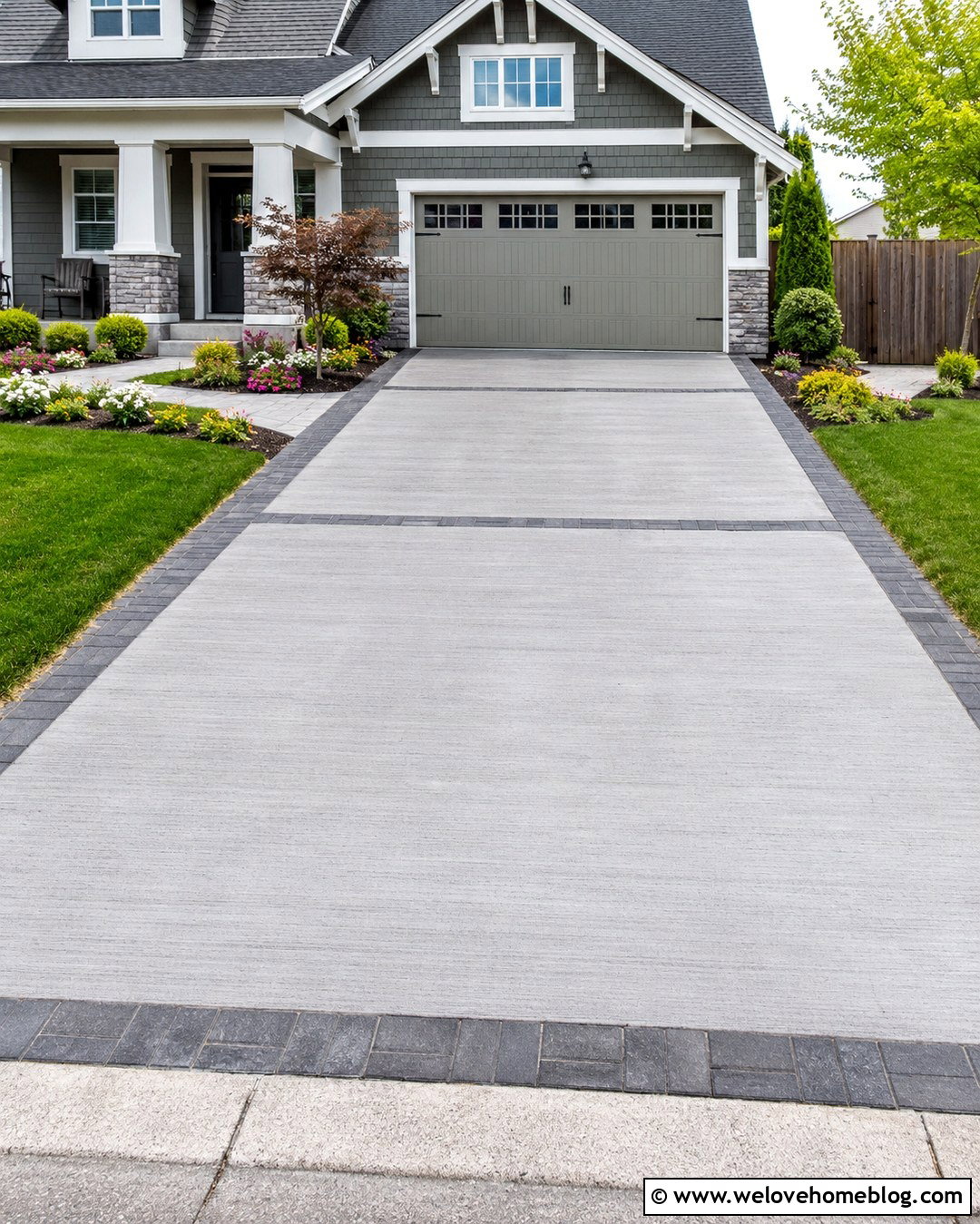 20 Extended Driveway Concrete Ideas for Smarter Home Parking