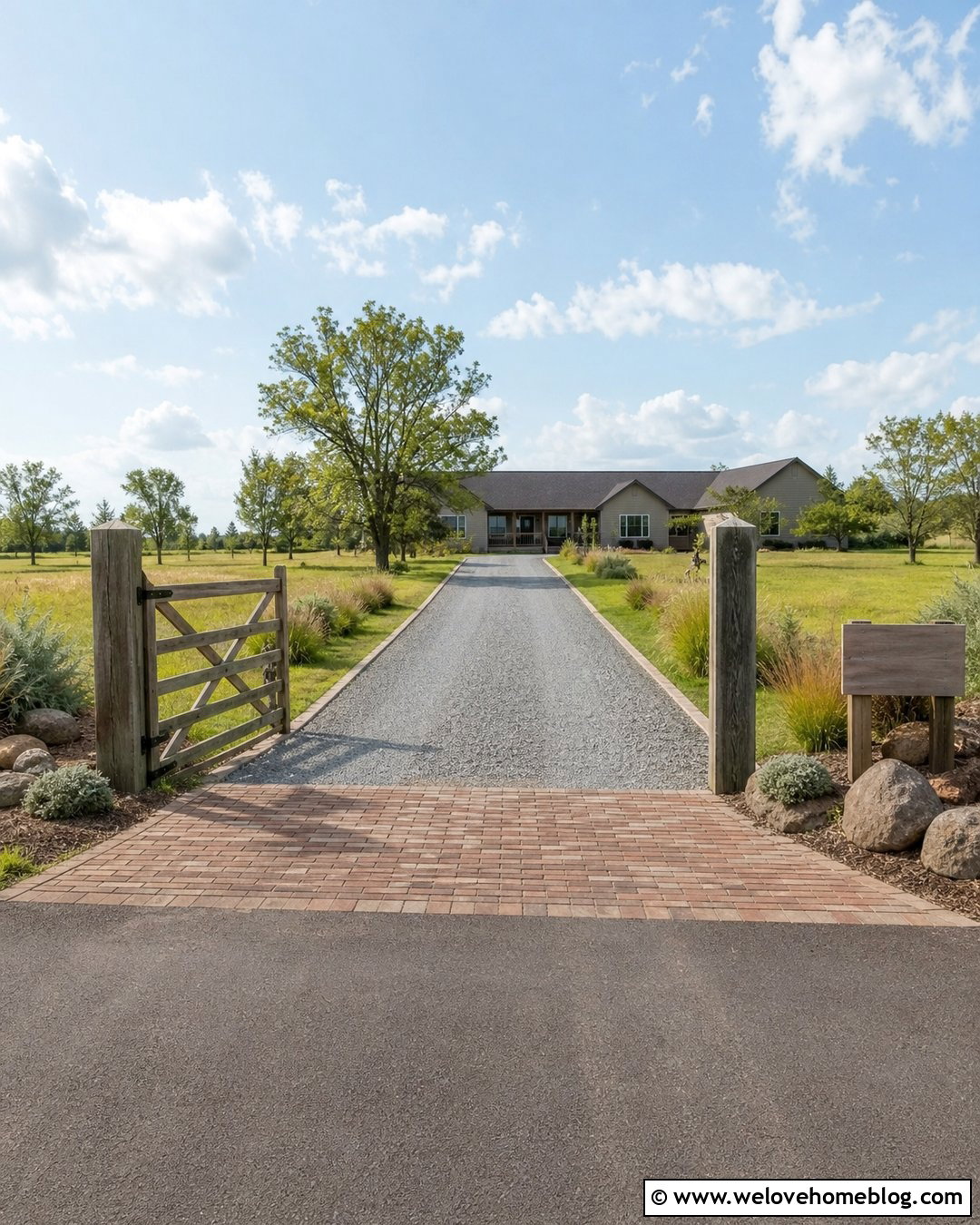 Budget Acreage Driveway Entrance - 20 acreage entrance driveway ideas