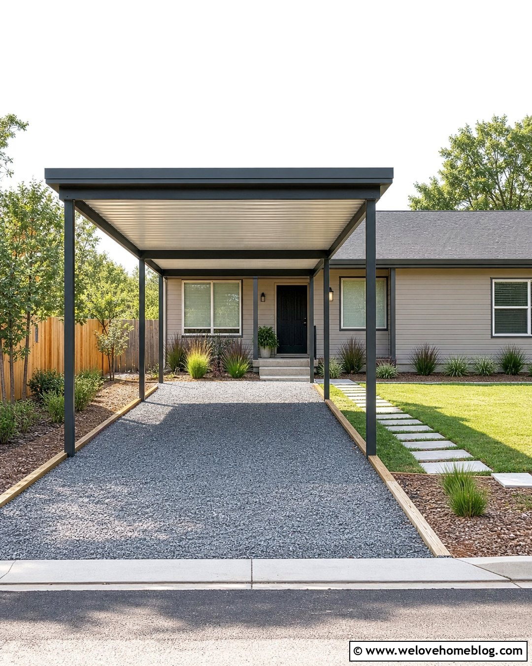 30 Covered Driveway Ideas for Stylish All-Weather Parking