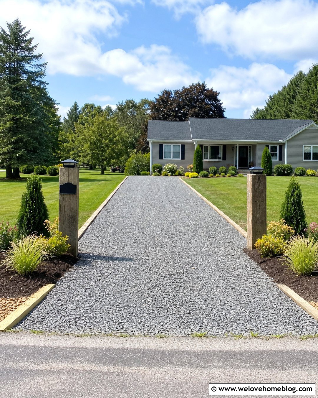 Budget Driveway Entrance - 25 driveway entrance ideas