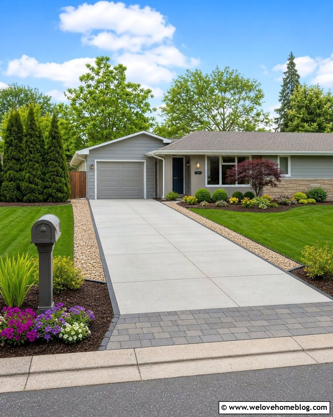 Budget Driveway Refresh With Gravel Borders - 35 home driveway ideas