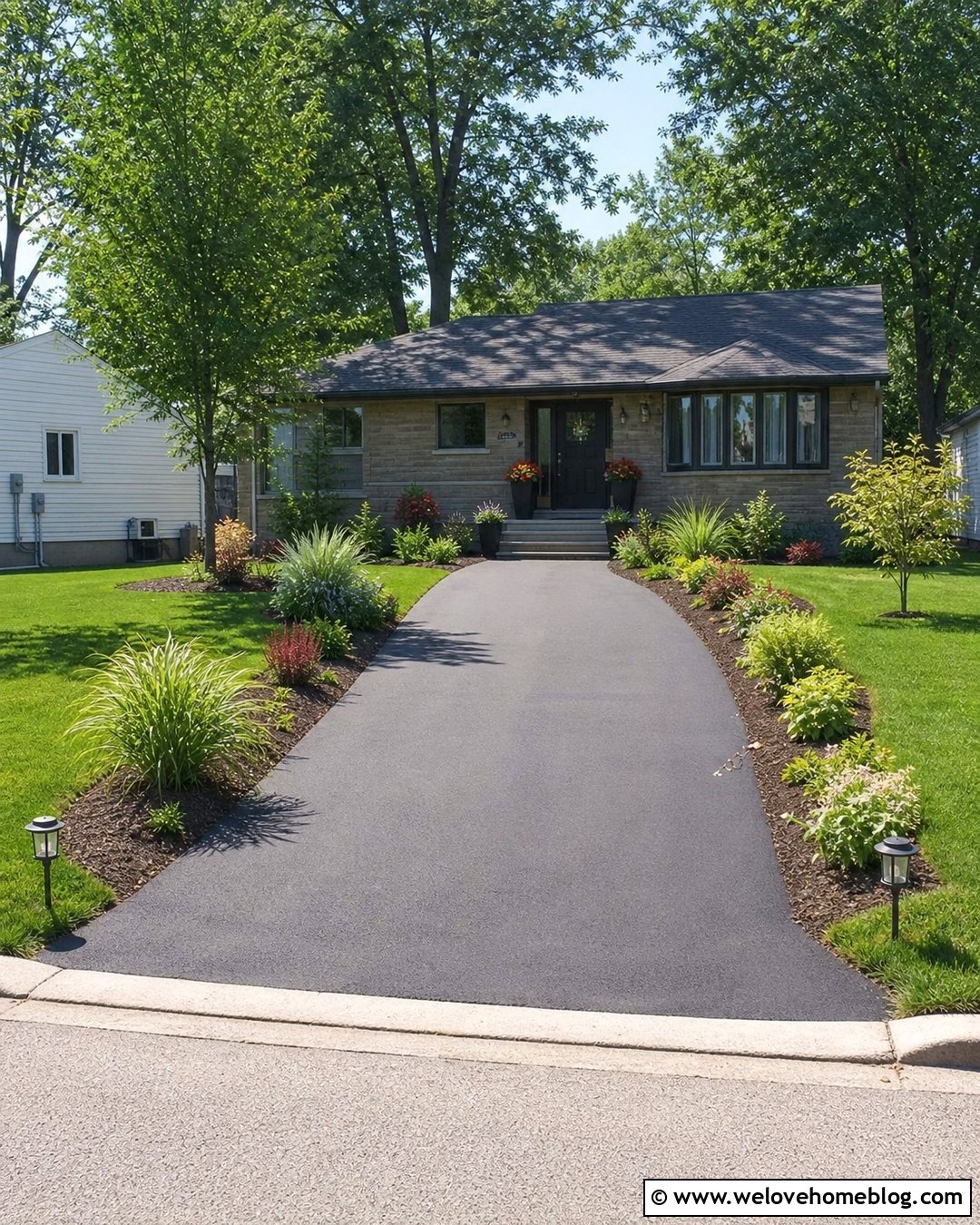 20 Front Yard Landscaping Next to Driveway Ideas That Shine