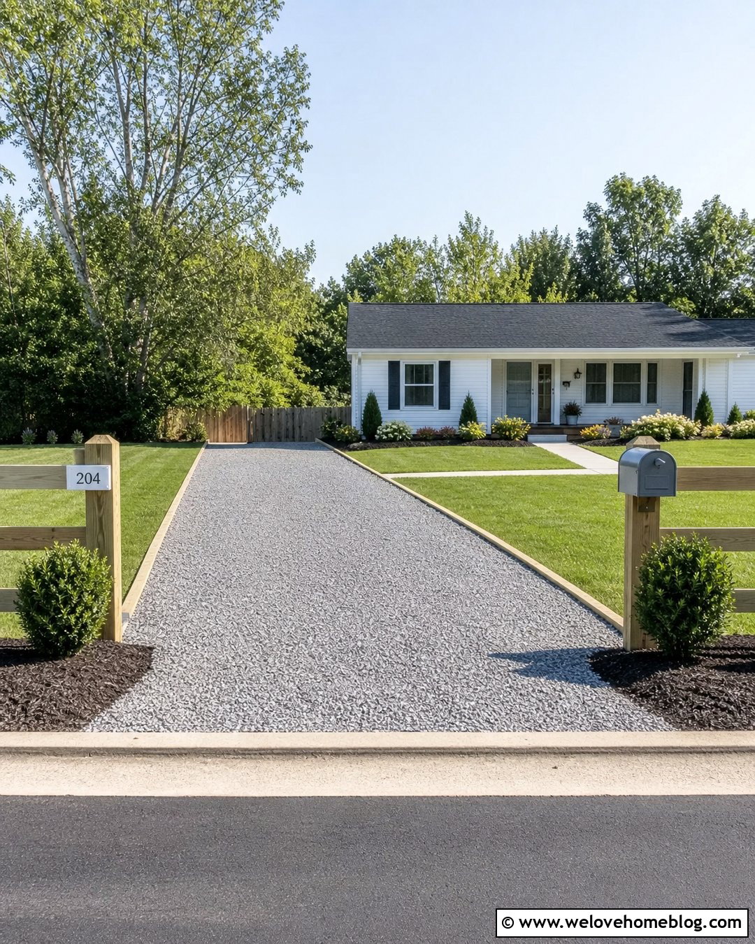 Budget Gravel Driveway Entrance - 25 Home Driveway Entrance Ideas