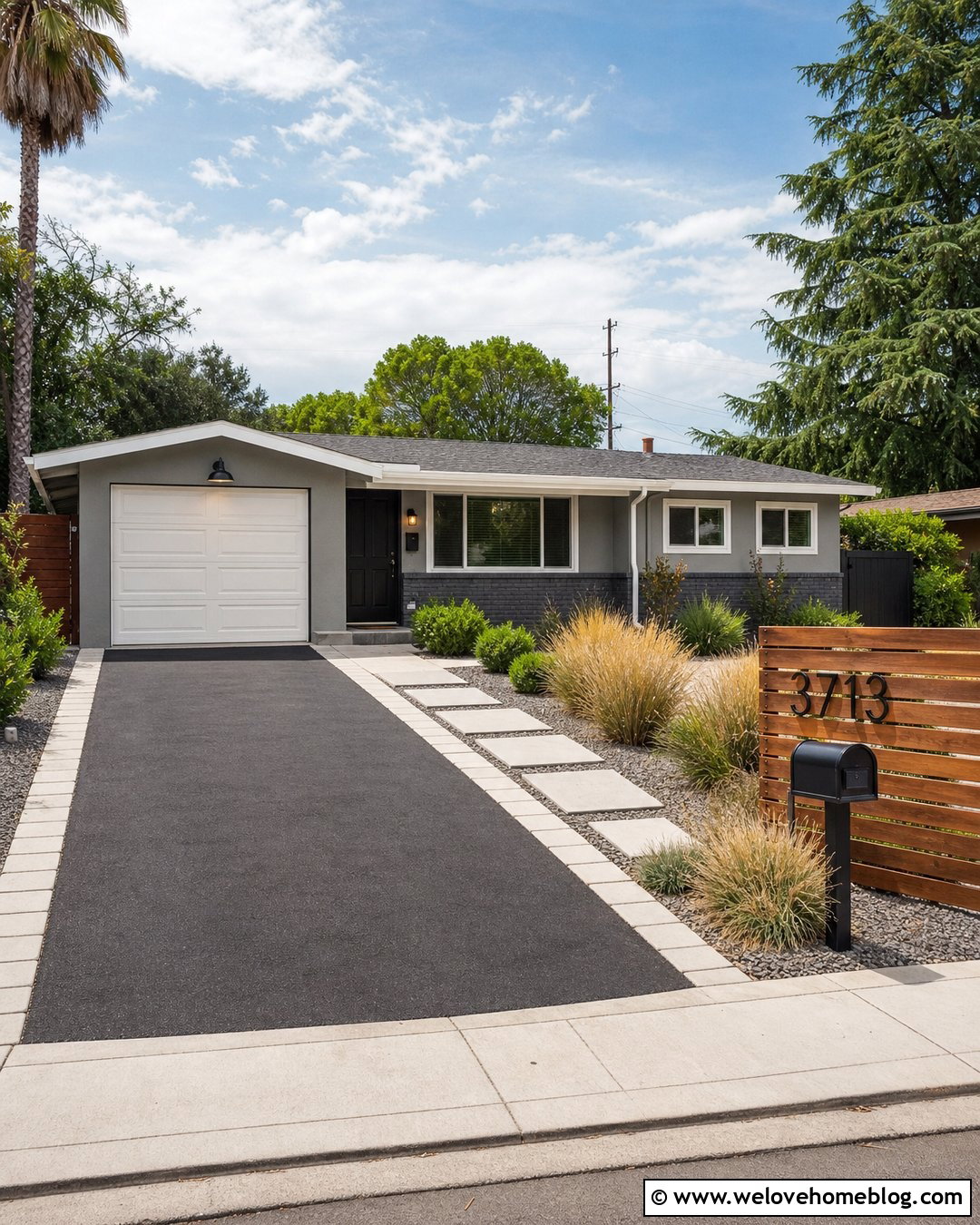 Budget Mid Century Driveway - 25 Mid Century Driveway Ideas