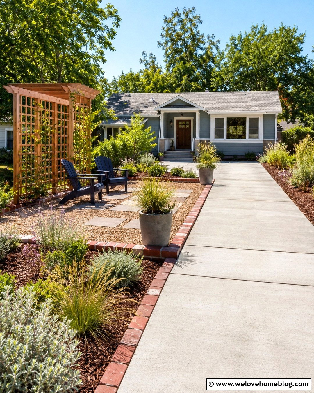 Budget Patio Next To Driveway - 20 Patio Next To Driveway Ideas