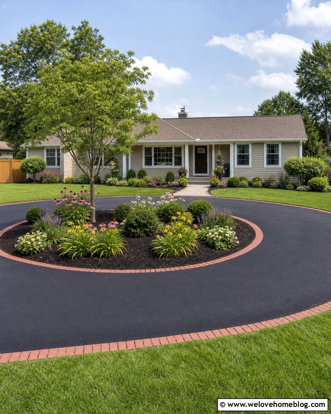 Budget Semi Circle Driveway Landscaping - 35 Semi Circle Driveway Landscaping Ideas