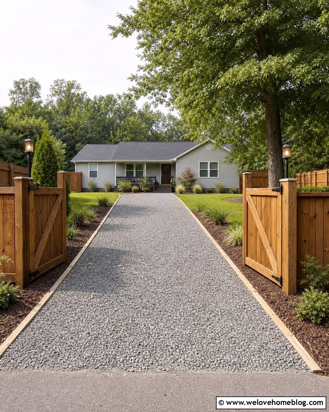 Budget Wood Fence Driveway Gate - 20 Wood Fence Driveway Gate Ideas