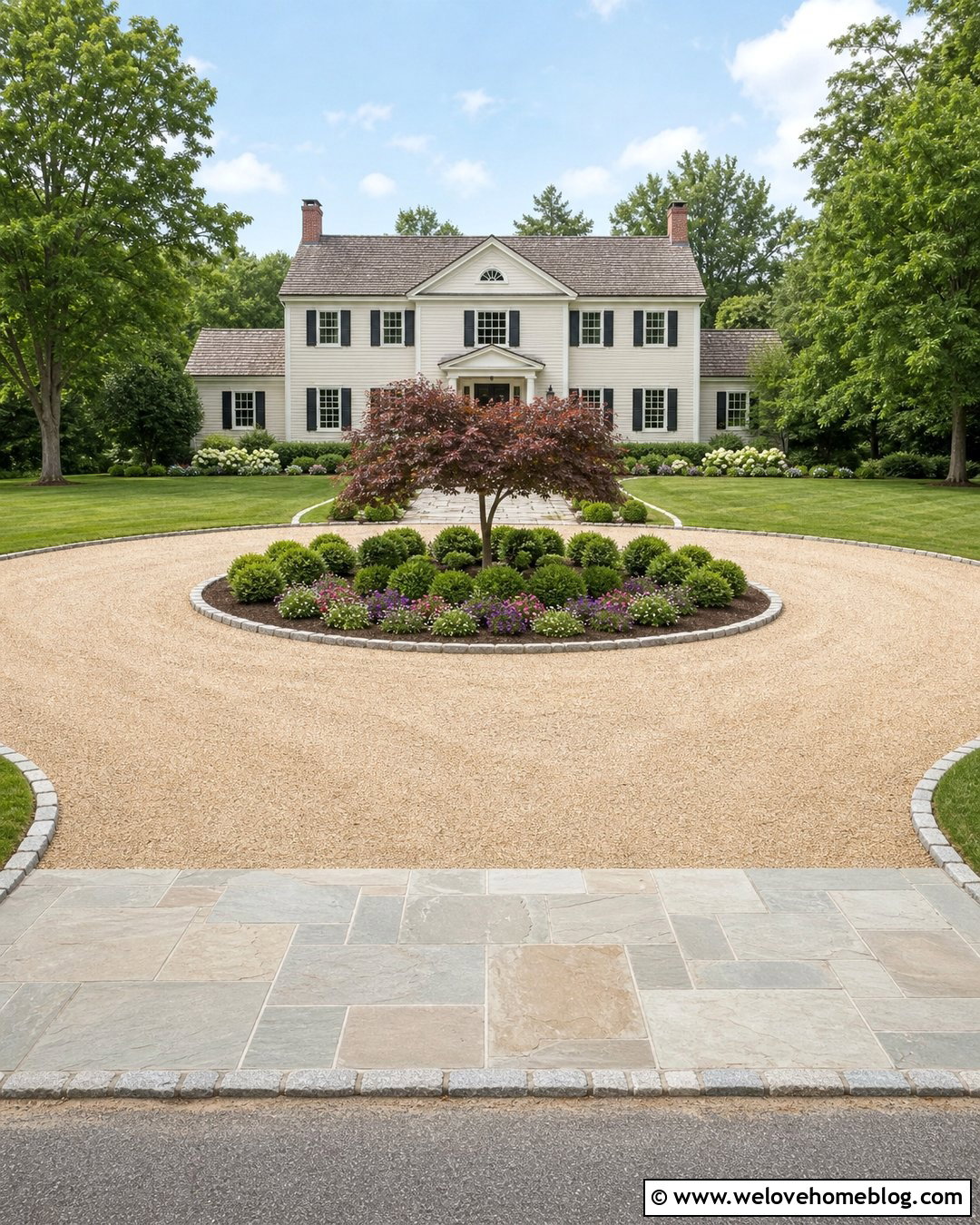 Buff Self Binding Gravel Circular Driveway - 20 self binding gravel driveways ideas