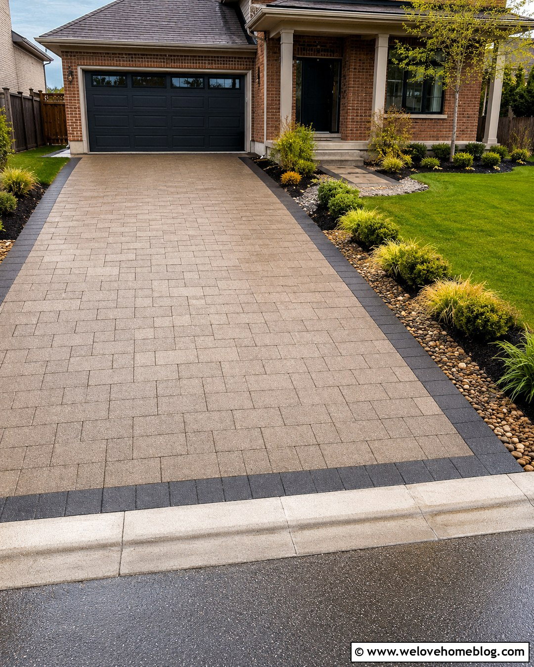 Cambridge Permeable Paver Driveway - 20 Cambridge Pavingstones Driveway Ideas