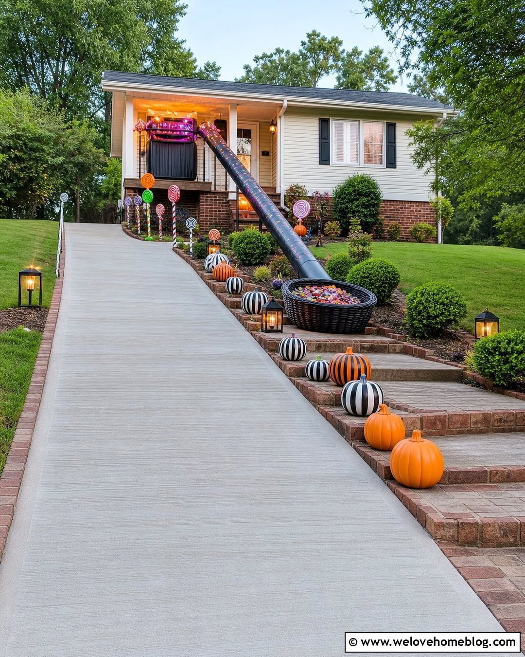 Candy Chute Trick Or Treat Driveway - 25 Trick Or Treat Driveway Ideas