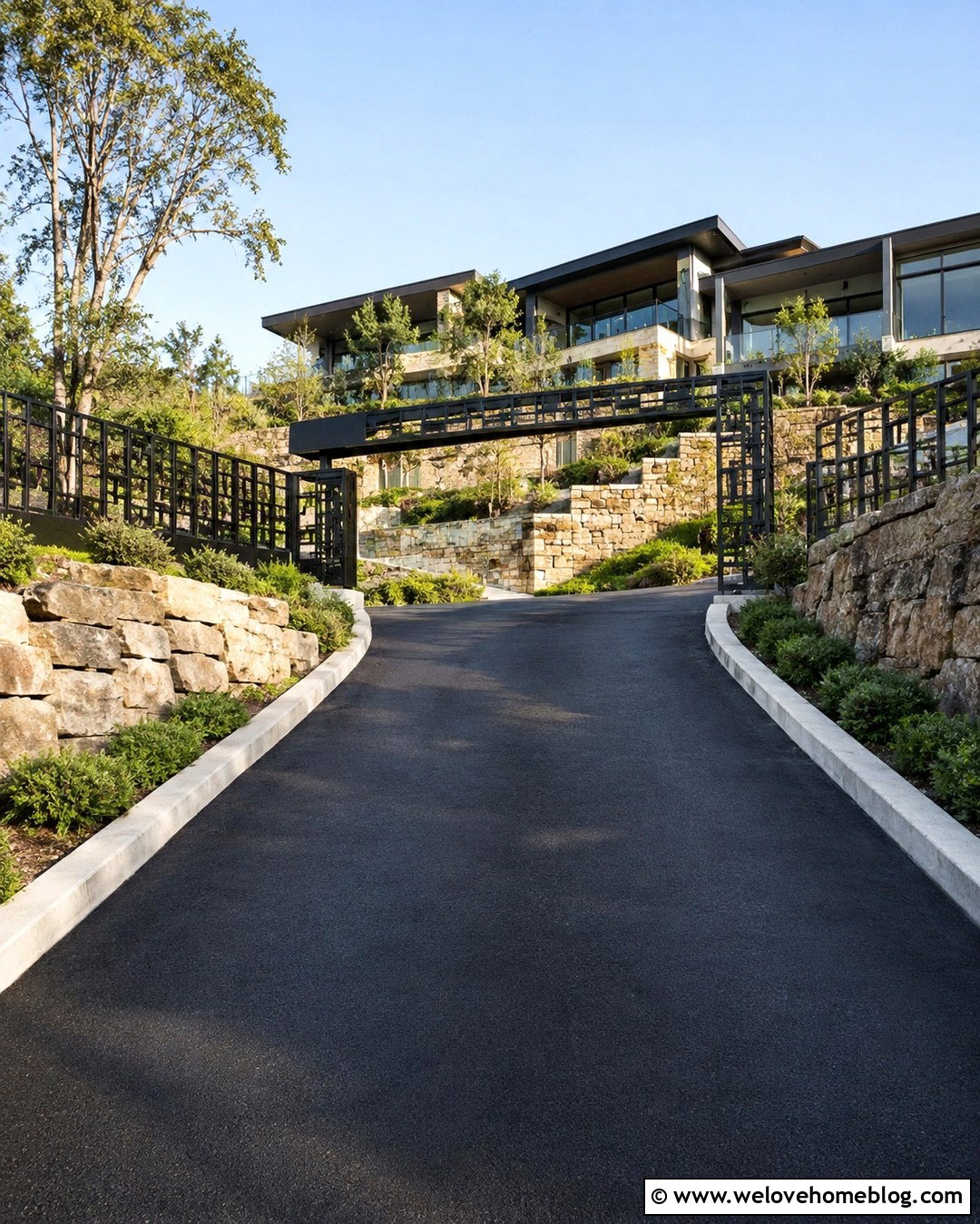 Cantilever Blackwater Driveway Gate - 20 blackwater driveway gates ideas