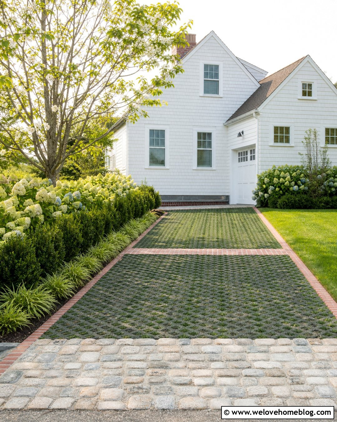 Cape Cod Grass Paver Driveway - 45 grass pavers driveway ideas