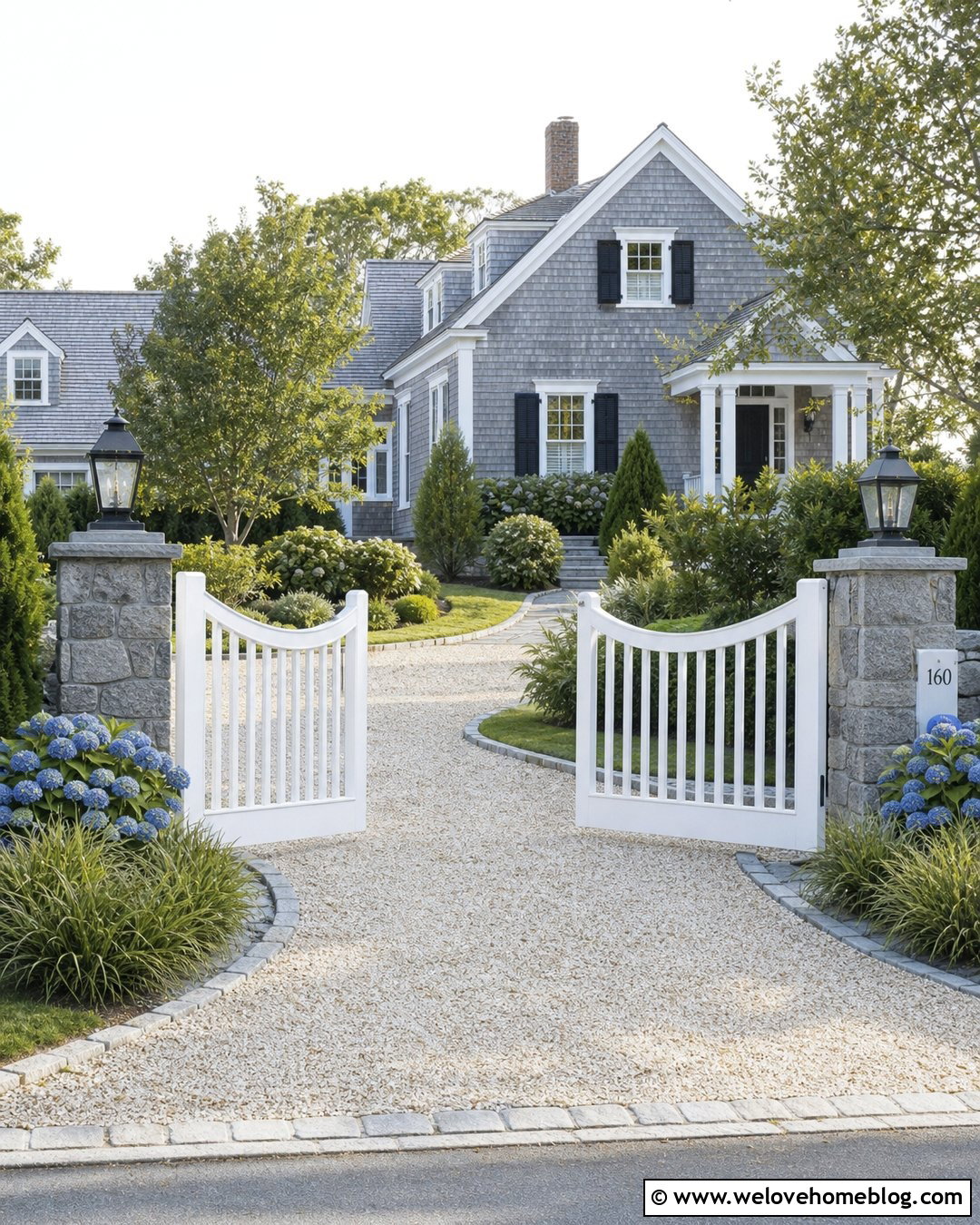 Cape Cod Metal Driveway Gate - 35 metal driveway gates ideas
