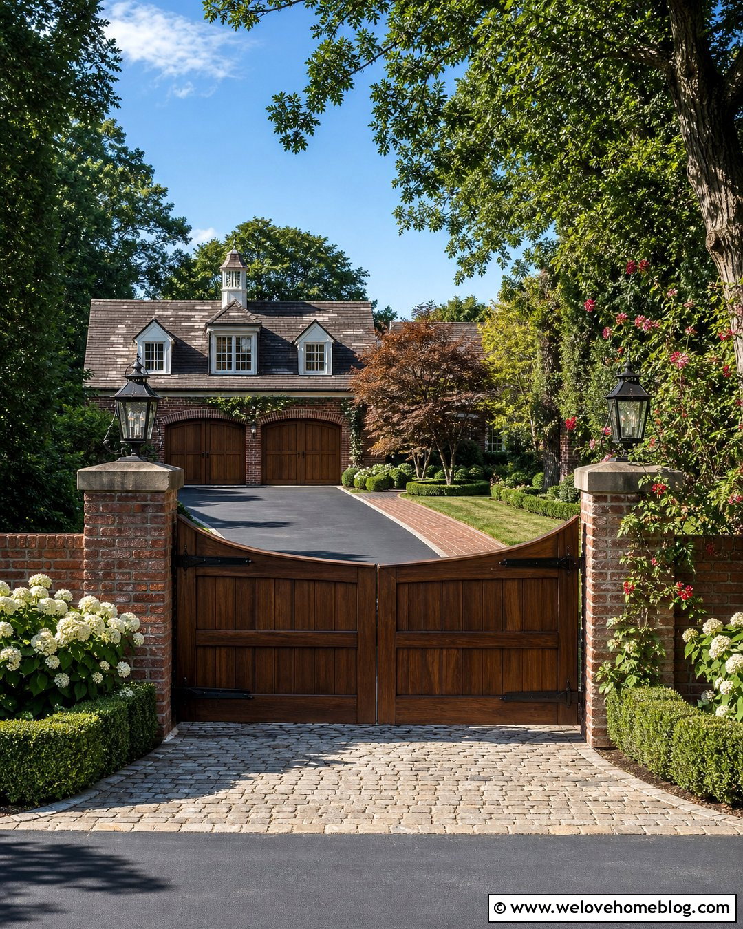 Carriage House Driveway Gate - 40 unique driveway gates
