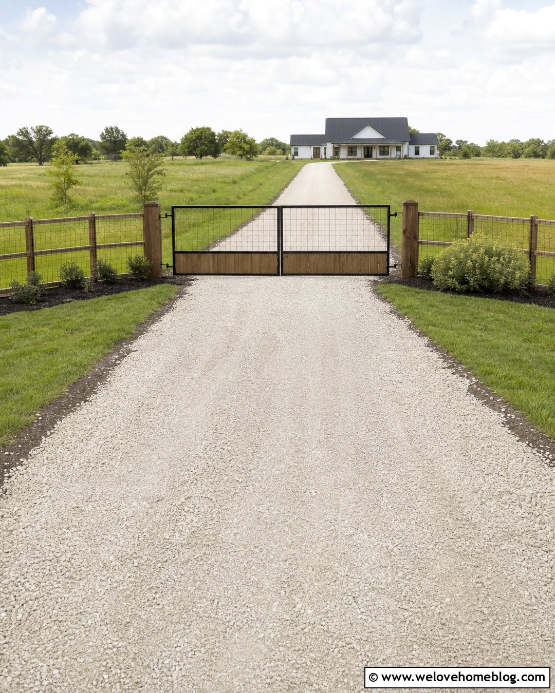 Cattle Panel Ranch Gate - 20 Ranch Driveway Gate Ideas