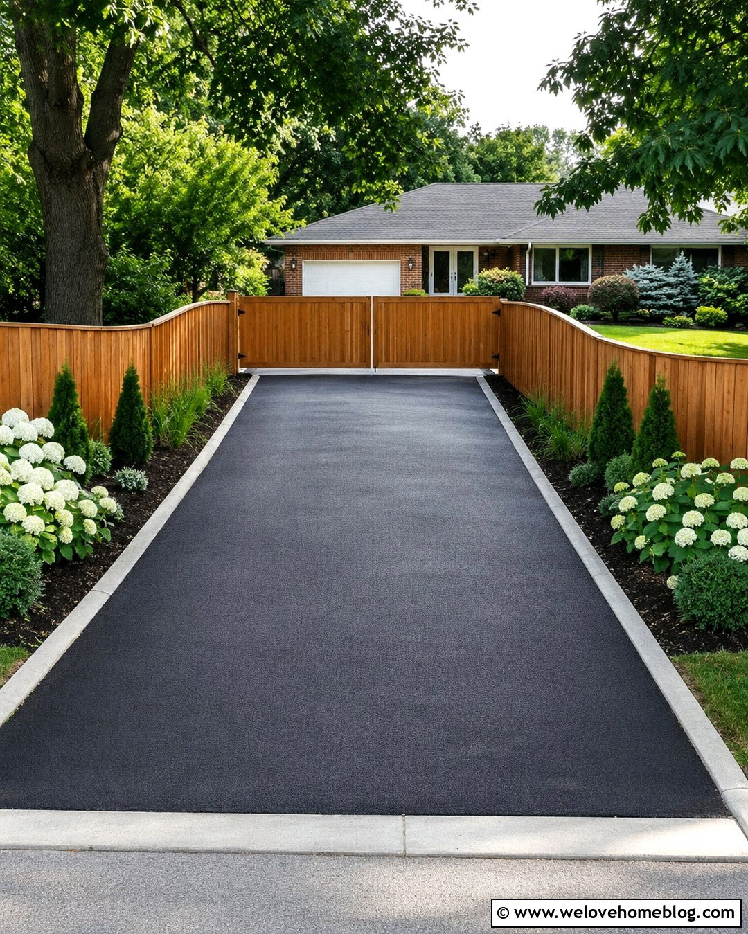 Cedar Privacy Gate And Fence - 20 gates and fences driveway ideas