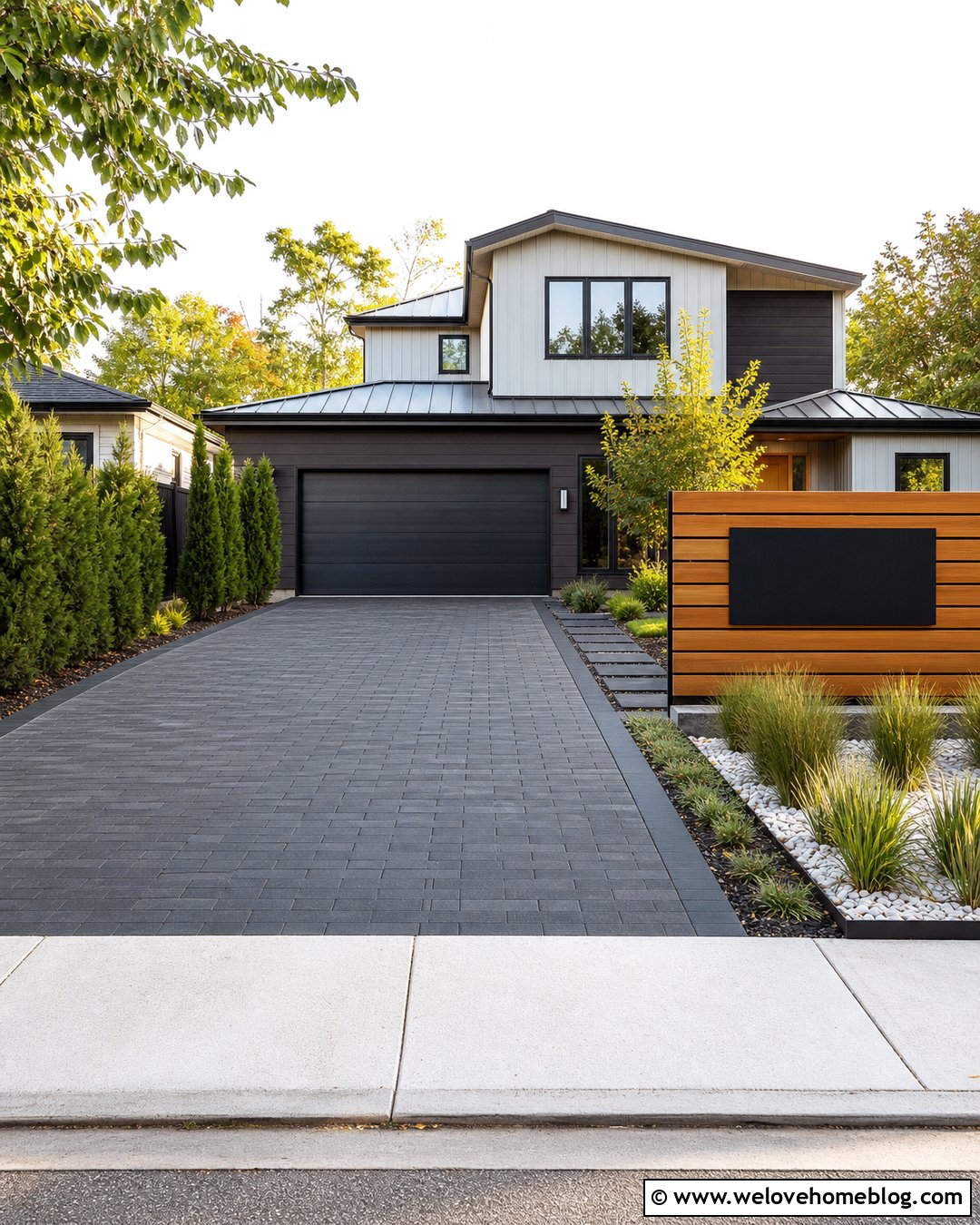 Cedar Slat Driveway Entrance Sign - 20 Driveway Entrance Signs Ideas