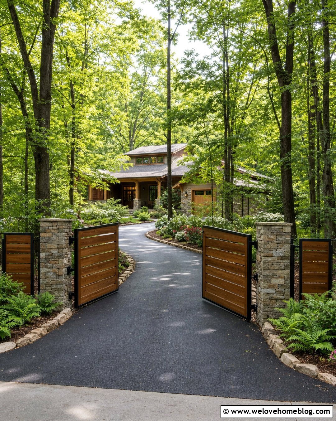20 Driveway Gate Kit Ideas for Easier DIY Installation at Home