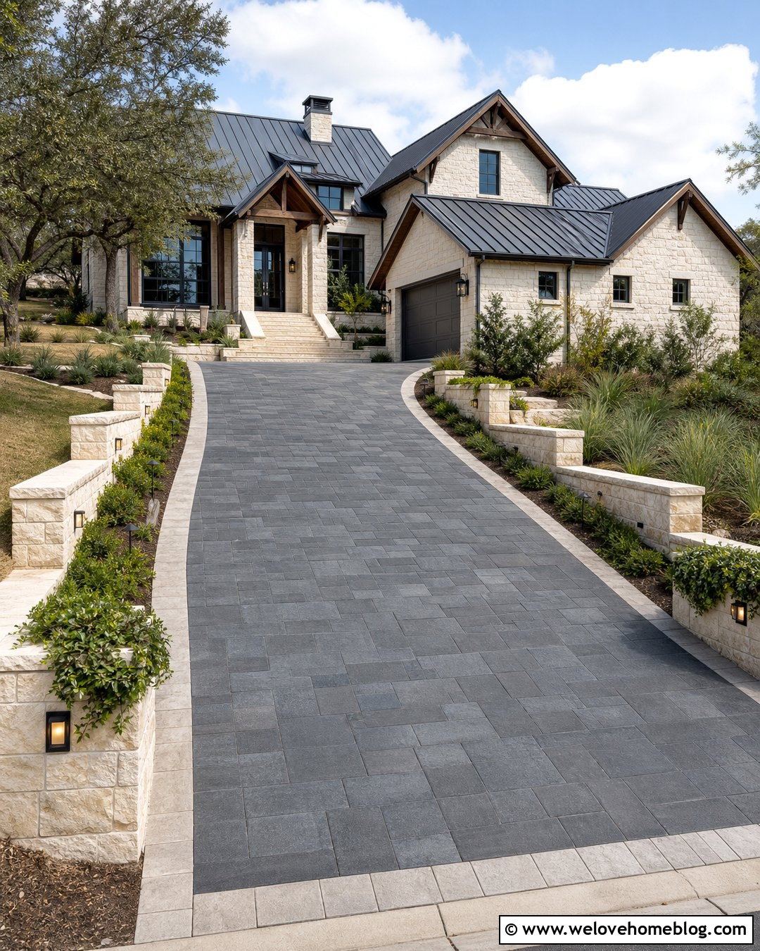 20 Charcoal Grey Driveway Ideas for Sophisticated Curb Appeal