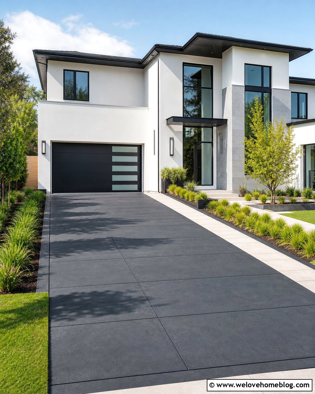 20 Staining Concrete Driveway Ideas for Lasting Style at Home