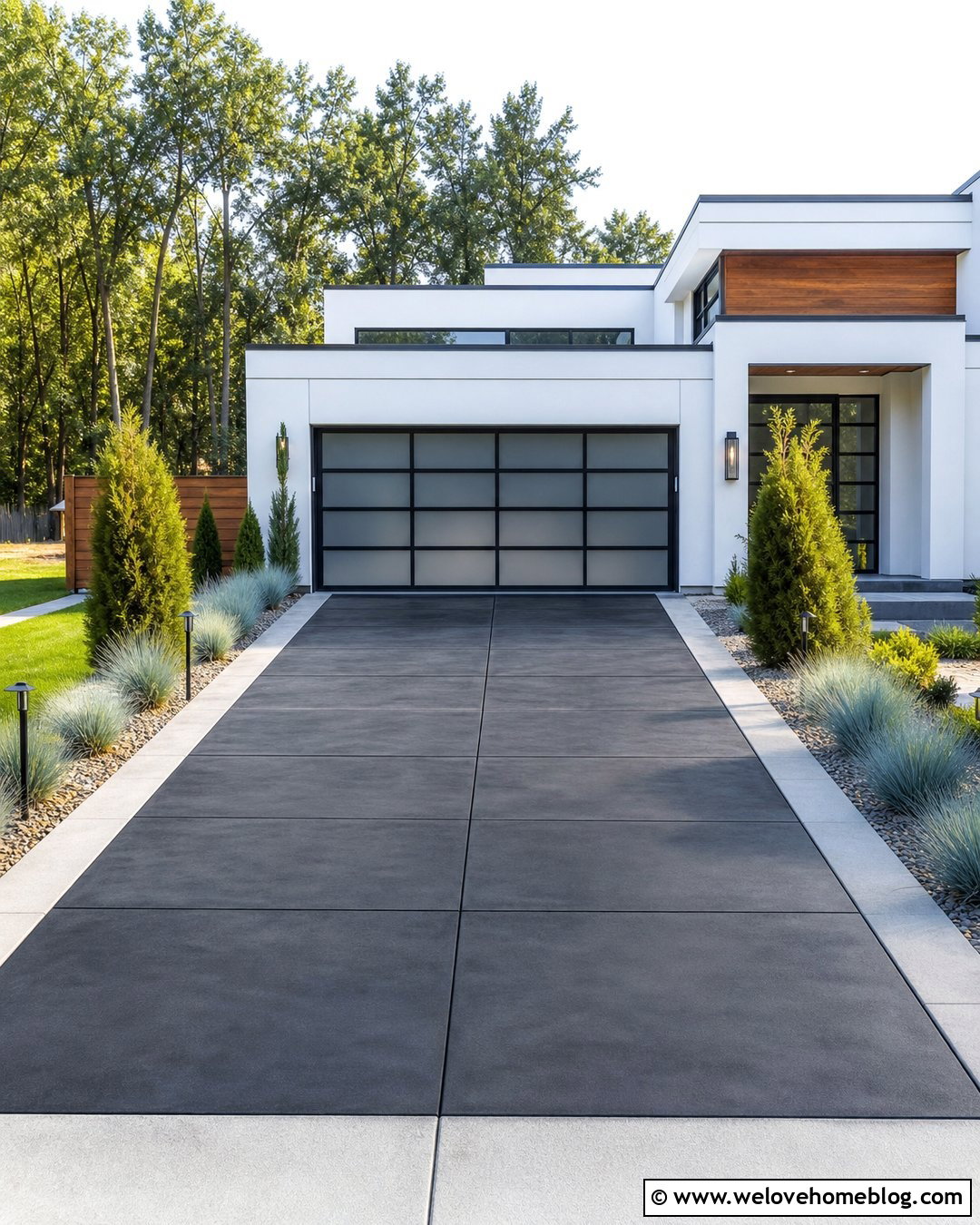 20 Stain Concrete Driveway Ideas for a Fresh Look Today