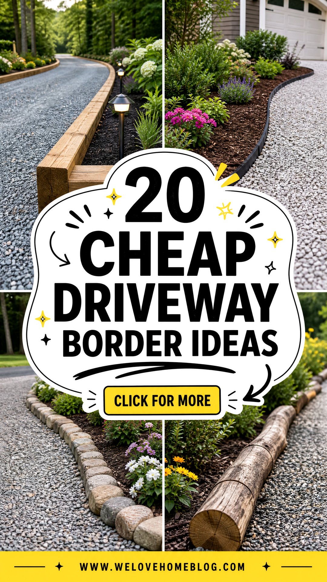 20 Cheap Driveway Border Ideas That Look Polished on a Budget - 20 Cheap Driveway Border Ideas That Look Polished on a Budget