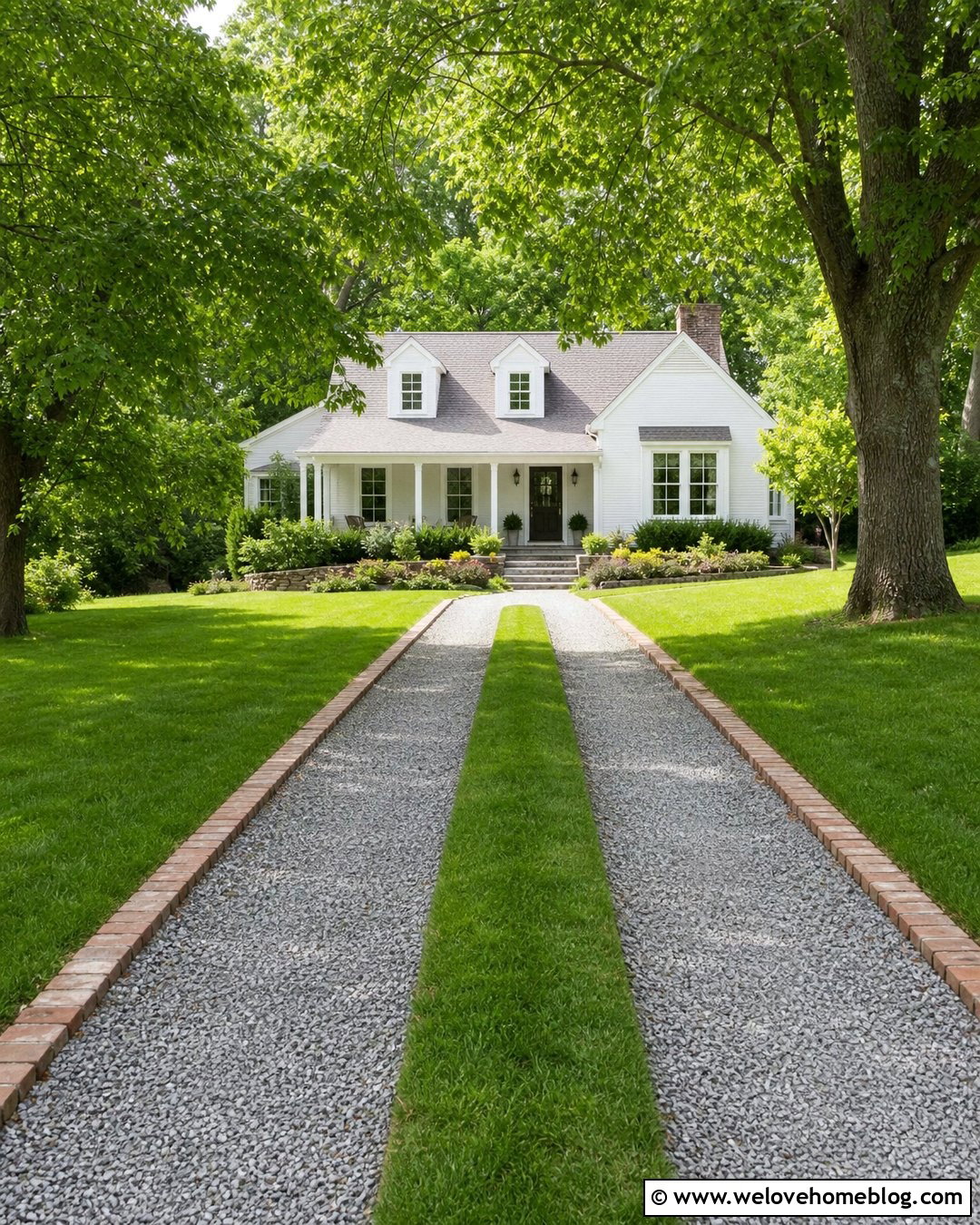 Cheap Gravel Driveway With Grass Center Strip - 20 cheap gravel driveway ideas