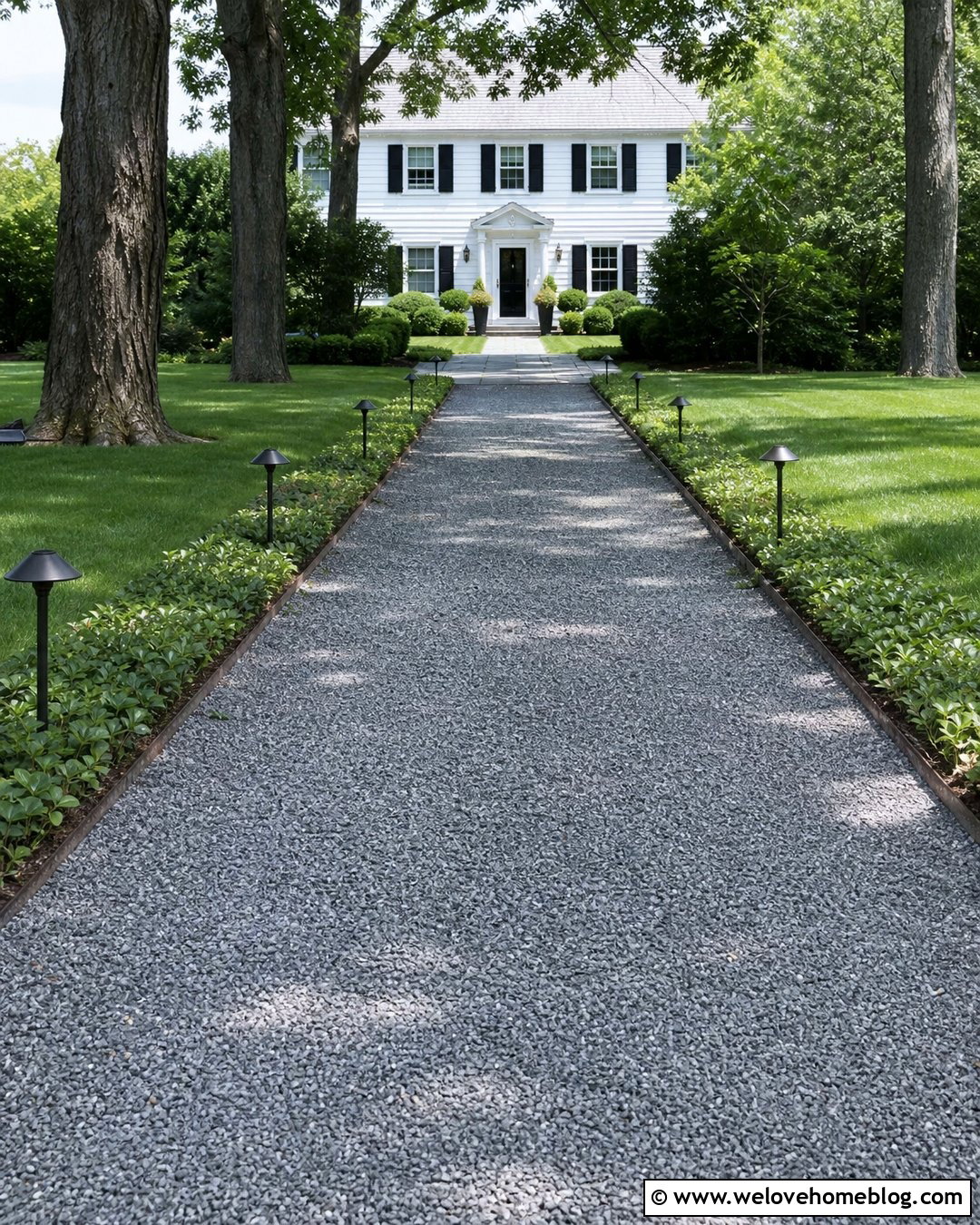 Cheap Gravel Driveway With Solar Lights - 20 cheap gravel driveway ideas