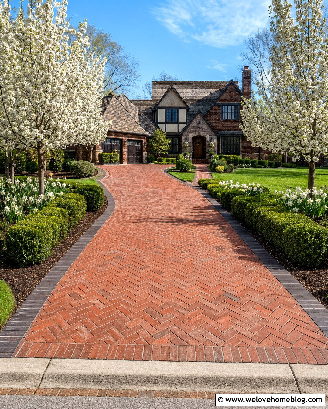 20 Cherry Blossom Driveway Ideas for a Dreamy Spring Entrance