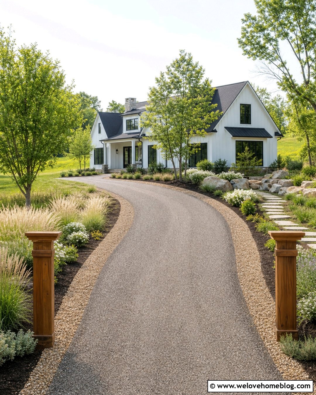 Chip Seal Driveway With Gravel Shoulders - 20 Driveway Alternatives Cheap Ideas